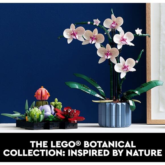 LEGO Orchid 10311 Plant Decor Building Set -Build an Orchid Display (608 Pieces) - Picture 8 of 8